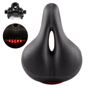 Coussin de <span class=keywords><strong>selle</strong></span> de vélo avec feu arrière épaissir double absorbant les chocs vtt montagne vélo de route accessoires de cyclisme pièces - Product Image 6