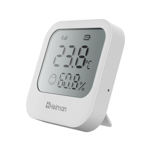 Sensor de Temperatura y Humedad Heiman Zigbee con Pantalla LCD, Monitor Remoto de Precisión SENSIRION, Alertas de la Aplicación para Hogar e Invernadero - Product Image 2