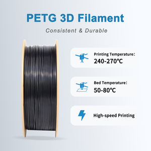 Filamento PETG LONQI de 1.75mm y 1kg, Filamento PETG para Impresora 3D de Alta Velocidad, para Máquinas de Impresión FDM - Product Image 6