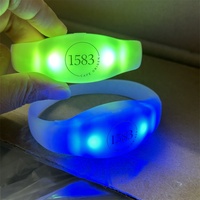 Bracelet LED télécommandé avec contrôle DMX pour concert