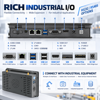 PC industriel Android 7 pouces RK3562, tactile 10 points, sans ventilateur, HMI, ordinateur embarqué IP65 pour l'automatisation industrielle