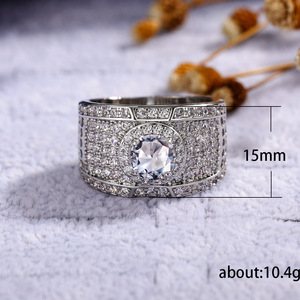 Anillo de Compromiso Plateado F665 para Mujer, Corte Ovalado, Diamante Sintético Color G, Joyería con Diamantes Laterales - Product Image 5
