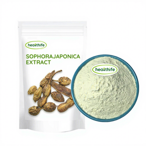 Extrait de génistéine pur naturel en poudre Healthife CAS 446-72-0, prix en gros, <span class=keywords><strong>98</strong></span>% d'extrait de Sophora japonica - Product Image 2