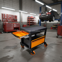 Robuster Multifunktionaler Autoreparatur-Werkstattstuhl mit Rollender Schublade OEM/ODM Anpassbar