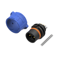 Connecteur de batterie de charge de vélo électrique sécurisé en gros 2 + 6 broches/connecteur de moto électrique