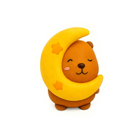 Vente en gros Logo personnalisé Soft TPR Stretch Squeeze Cartoon Bear Toy EVA Dress-Up Animal Stress Relief Sensory Fidget Toy