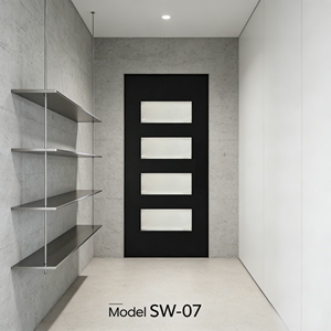 <span class=keywords><strong>Porte</strong></span> d'entrée <span class=keywords><strong>blindée</strong></span> de luxe moderne américaine avec panneau en alliage de zinc-fer de 0,7 mm + feuille acrylique creuse <span class=keywords><strong>double</strong></span> face incrustée - Product Image 2