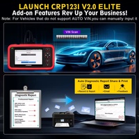 Escáner OBD2 LAUNCH CRP123I V2.0 Elite, Actualización Gratuita de por Vida hasta 2025, Herramienta de Diagnóstico para Motor, ABS y SRS