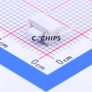 1TS002A-1800-5000 Tactile Switch Through hole,3.5x6mm Switch Single Pole Single Throw Rectangle Button 1.8N Through Hole - Product Image 1