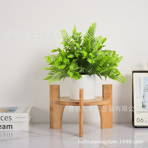 Wooden vase rack for balconies, plant <b>pot</b> base, flower <b>pot</b> <b>stand</b>, craft vase storage rack, display rack - Product Image 4