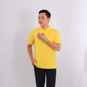 Fábrica de Camisetas Polo Ecológicas en Vietnam, Material de Mezcla de Algodón Suave, Transpirable y Sostenible, Ideal para Programas de Uniformes Corporativos Ecológicos - Product Image 5