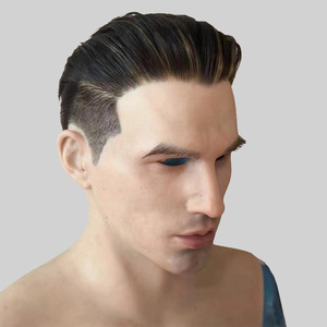 Máscara de Silicona de Cabeza Completa Personalizada de Arthur - Textura de Piel Humana Realista, para Simulación de Roles, Maquillaje y Accesorios - Product Image 6