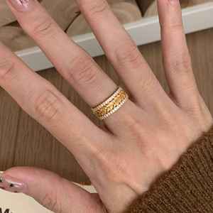 Anillo de Plata Pura S925 Estilo Chino con Diseño de Espiga, Anillo de Moda de Lujo de Alta Gama con Detalles Exquisitos - Product Image 2