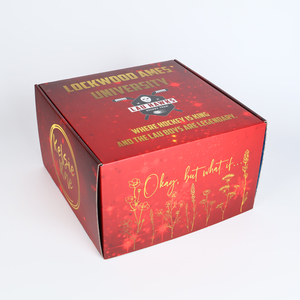 Tùy chỉnh in có thể gập lại hộp giấy gói phẳng lắp ráp tiết kiệm không gian vận chuyển lưu trữ thiết kế bao bì - Product Image 4