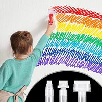 Marqueurs de peinture graffiti vides et rechargeables de 30mm Ensemble de stylos de peinture vierges avec têtes de stylo de rechange