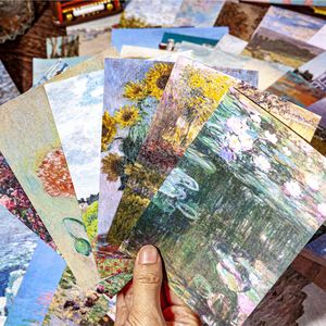 50 cái/gói Chất liệu giấy sơn dầu cổ điển loạt vật liệu trang trí cắt dán chạm đáy ký hiệu tin nhắn - Product Image 1