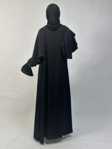 Nuevo Conjunto de 4 Piezas de Vestidos Abaya para Fiesta con Pedrería y Cuentas, Talla Grande, para Ramadán y Eid, con Hiyab, para Mujeres Musulmanas - Product Image 6