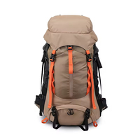 Sac à dos imperméable pour sports de plein air avec fermeture éclair, vente en gros, usine, sac à dos de randonnée en montagne, sac à dos de camping