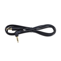 Câble d'extension audio pour casque, 3,5 mm stéréo mâle-mâle, AUX droit à coudé, 1 mètre, gaine en PVC