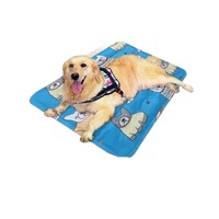 Tapis rafraîchissant pour animaux de compagnie, en gel, lavable, résistant aux rayures, imperméable, pour lit d'animal, été