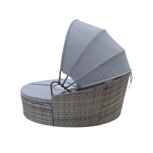 Chaise longue <span class=keywords><strong>de</strong></span> patio en osier, mobilier <span class=keywords><strong>de</strong></span> piscine, <span class=keywords><strong>lit</strong></span> <span class=keywords><strong>de</strong></span> soleil extérieur en <span class=keywords><strong>rotin</strong></span>, transat moderne pour jardin avec coussins, <span class=keywords><strong>lit</strong></span> <span class=keywords><strong>de</strong></span> <span class=keywords><strong>jour</strong></span> - Product Image 6