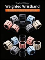 Paire de poids de cheville en silicone de 1 kg (2 lb) de haute qualité, respectueux de la peau, équipement de Pilates premium, bleu macaron
