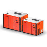 Compresseur d'air à vis VSD à haute pression à deux étages 8bar~13bar