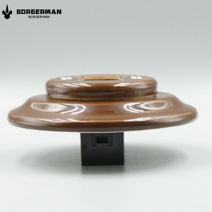 Enchufe de pared montado al ras de cerámica marrón Salida de <span class=keywords><strong>porcelana</strong></span> retro con puertos USB y cargador de energía de Estilo <span class=keywords><strong>Vintage</strong></span> tipo C - Product Image 5