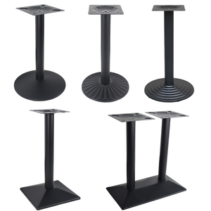 कारखाने प्रत्यक्ष वाणिज्यिक भारी धातु फर्नीचर पैर रेस्तरां कॉफी दुकान आउटडोर डाइनिंग टेबल बेस - Product Image 1