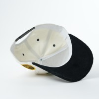 Hoge Kwaliteit 3d Honkbalhoeden Op Maat Gemaakte Baseballpet 5 Panel Gestructureerd Twee Tone Corduroy Cap Team Baseball
