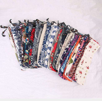 Ensemble de couverts en acier inoxydable avec pailles, sac en velours, sac en coton et lin imprimé personnalisable, sac d'emballage
