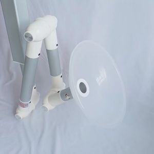 Bras d'extraction de fumée flexible universel en aluminium monté au plafond STRON Little Hood Lab, panneau métallique réglable - Product Image 5