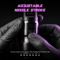 Machine à tatouer sans fil professionnelle XNET KP 1600mAh avec course réglable de 2,0 à 4,2 mm pour les artistes débutants, art corporel