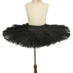 Мягкая женская профессиональная балетная юбка-пачка в виде лебедя