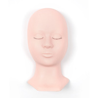 Outil professionnel de formation de Massage en Silicone souple, outil de formation de maquillage des cils, Mannequin de tête, poupée de maquillage