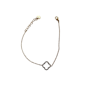 สร้อยข้อมือแฟชั่นดีไซน์สวย ทนทาน ผลิตจากสแตนเลสสตีล 316L ชุบทอง PVD - Product Image 2