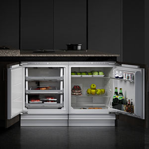 Réfrigérateur <span class=keywords><strong>encastrable</strong></span> double, refroidissement par air, sans givre, ultra-fin, petit modèle domestique, combiné et dissimulé - Product Image 3