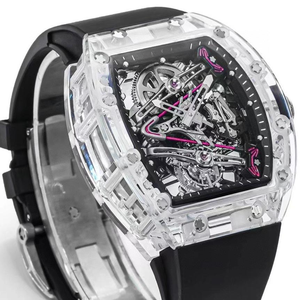 Montre mécanique de luxe RM 38-02, quartz <span class=keywords><strong>rose</strong></span>, boîtier TPT, tourbillon manuel, boîtier asymétrique, cadran squeletté, montre sport pour homme <span class=keywords><strong>haut</strong></span> de gamme - Product Image 2