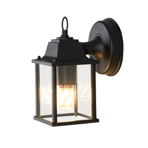 โคมไฟเหล็กกันน้ำกลางแจ้งสไตล์นอร์ดิกที่ทันสมัยตัวเครื่องพร้อมไฟติดผนังพลังงานแสงอาทิตย์สำหรับสวนและประตู - Product Image 1