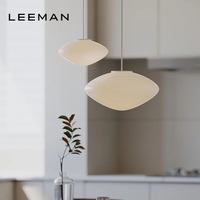 Lustre suspendu en verre LED moderne et simple, hauteur réglable, garantie de 2 ans, lampe suspendue au plafond blanche pour salle à manger, cuisine