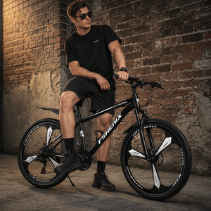 Vélo de montagne 21 vitesses, roue en acier intégrée, suspension à double disque, VTT pour adultes et étudiants, conduite tout-terrain, MTB-151 - Product Image 3