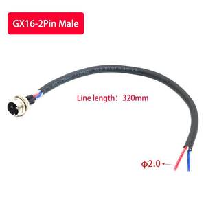 Gx16 Hàng Không Cắm Ổ Cắm Kết Nối 2/3/4/5/6pin Không Thấm Nước Nam Nữ Cáp Kết Nối Dây Đồng Cáp Cáp Hội Đồng - Product Image 3