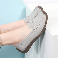 Chaussures plates tendance et élégantes pour femmes, chaussures décontractées à motif populaire, chaussures d'extérieur toutes saisons, chaussures en PU de haute qualité, meilleures ventes