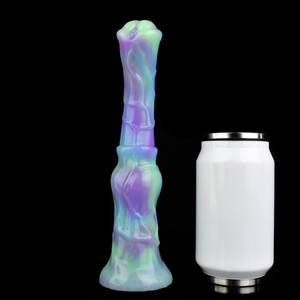 YOCY Liquid Silicone Horse <b>Dildo</b> 9.8 Inch Long Monster <b>Dildos</b> Realistic Animal Penis Anal Plug Sex Toys for Adult - Product Image 3