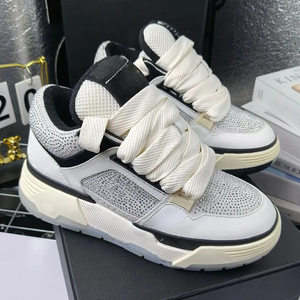 Luxurious Design Diamond-studded Casual <b>Shoes</b> Trendy Fashion Thick Sole Anti-slip Breathable comfort Sock Closure Walking <b>Shoes</b> - Product Image 1
