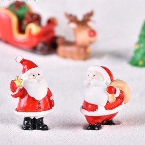 Décorations de Noël en résine, rennes, Père Noël, Joyeux Noël, décoration pour la maison, figurines, miniatures, Nouvel An <span class=keywords><strong>2022</strong></span>, décoration de boîte de Noël - Product Image 5