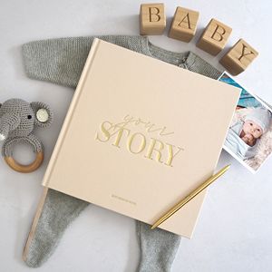 Álbum de Fotos y Diario de Recuerdos Personalizado <span class=keywords><strong>para</strong></span> el Primer Año del Bebé, Regalo de Recuerdo <span class=keywords><strong>para</strong></span> Baby Shower, Venta al por Mayor - Product Image 1
