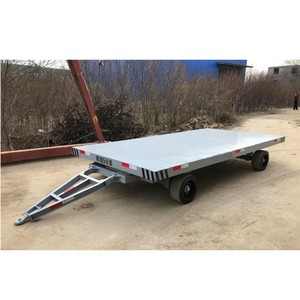 Remolque de Plataforma Plana de 5 Toneladas, Remolque Práctico de Cama Baja para el Transporte de Automóviles - Product Image 3