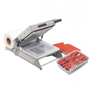 Máquina Selladora <span class=keywords><strong>de</strong></span> Bandejas <span class=keywords><strong>de</strong></span> Plástico Pequeñas para Envasado <span class=keywords><strong>de</strong></span> Alimentos, Selladora <span class=keywords><strong>de</strong></span> Platos, Selladora Térmica <span class=keywords><strong>de</strong></span> Bandejas - Product Image 4
