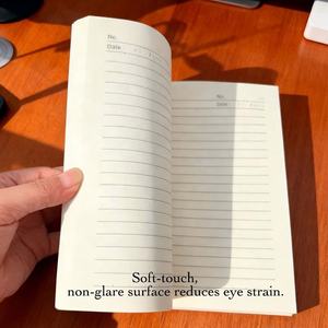 Carnet de notes professionnel de haute qualité personnalisé en PVC plastique imperméable avec reliure spirale et logo pour cadeau - Product Image 4